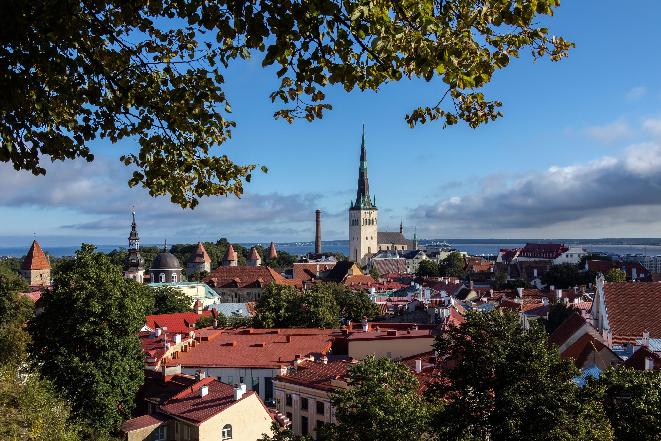 The city of Tallinn in Estonia. The Old Town is one of the best preserved medieval cities in Europe and is a UNESCO World Heritage Site. Tallinn is the capital of Estonia, and a major port on the Gulf of Finland.