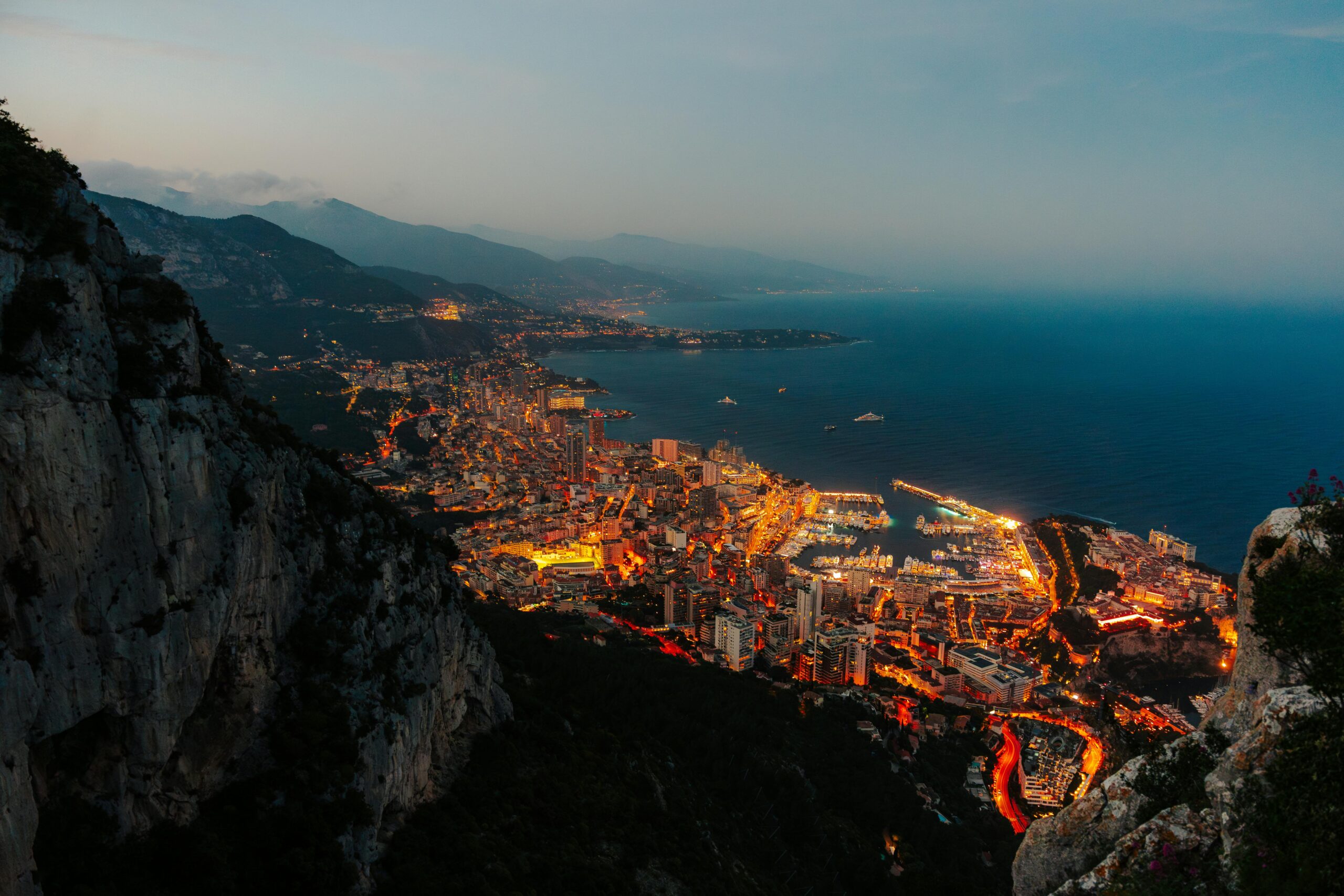 Life in Monaco – upscale residential area with stunning Mediterranean surroundings