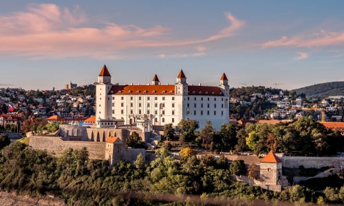A beautiful shot of Bratislava Castle in Slovakia